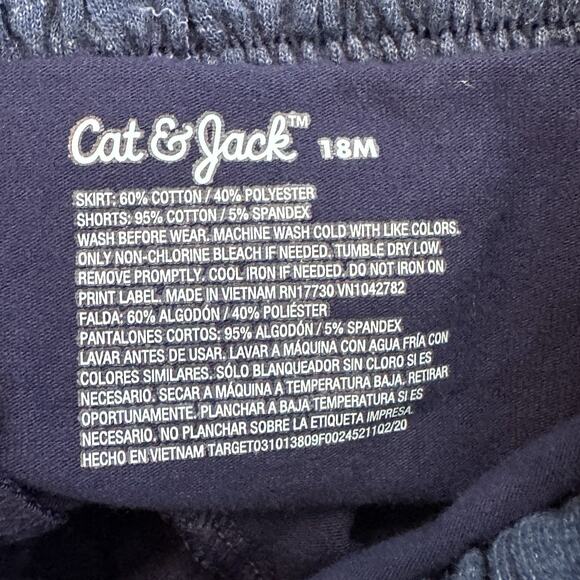 Cat & Jack Girls 18M Summer 3pc Set, Tank Top,‎ Eyelet Lace Short, Scooter Skit - Picture 10 of 14